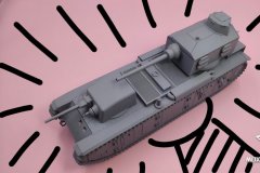 [重坦侠]新品：1/35法国 FCM F1超重型坦克 树脂模型