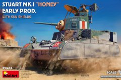 [MINIART 35423]新品：1/35 斯图亚特轻型坦克Mk.I初期型附遮阳板