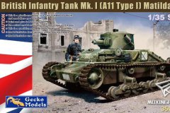 [c 35GM0063]新品：1/35 Mk.I步兵坦克 (A11 Type I) 玛蒂尔达1