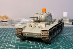 [小号手01566]1/35 KV-1S 重型坦克素组欣赏