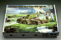 [边境 BT-051]1/35 PAK 40反坦克炮开盒测评
