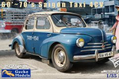 [壁虎 35GM0130]新品：1/35 西贡4CV出租车60-70S