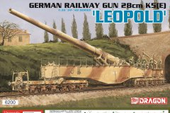 [威龙 6200]1/35 28cm K5(E)利奥波德列车炮 (2025 版)再版单