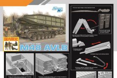 [威龙 3606]1/35 M48 AVLB装甲架桥车再版单