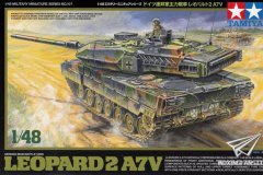 [田宫 32607]新品：1/48 豹2A7V主战坦克