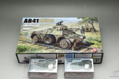 [蘭模型 MM35012] 1/35 意大利AB41铁路装甲车开盒测评
