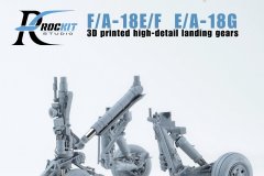 [RocKit 480201]新品：1/48 F/A-18E/F战斗机起落架改件