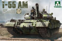 【三花 2041】1/35 苏联T-55AM中型坦克开盒评测