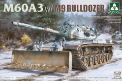 【三花 2137】1/35 M60A3主战坦克附M9推土铲开盒评测