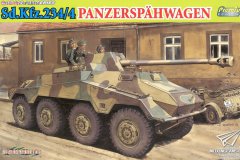 【威龙 6772】1/35 德国Sd.Kfz.234/4轮式装甲车开盒评
