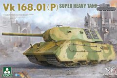 【TAKOM 2158】1/35 Vk 168.01(P) 超重型坦克开盒评测