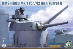 【TAKOM 5020】1/72 胡德Mk1 15"/42 二号炮塔开盒评测