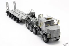 【TAKOM 5021】1/72 美国M1070型牵引车和M1000型拖车重型运输系统套件素组评测