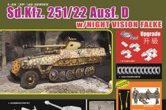 【威龙 6994】1/35 Sd.Kfz.251/22半履带反坦克炮车D 附猎鹰红外夜视开盒评测