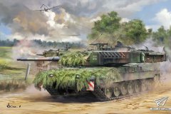 【边境 BT-040】1/35 豹2A7V主战坦克开盒评测