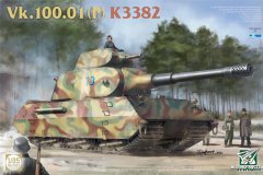 【TAKOM 2187】1/35 Vk100.01(p) K3382重型坦克开盒评测