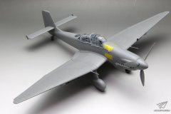 [边境 BF-012]1/35 JU87 D5斯图卡俯冲轰炸机素组评测