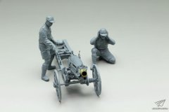 [睿智 RV35002]1/35 中国远征军M1A1 75mm山炮素组评测