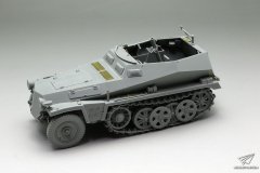 [TAKOM 2212]1/35 Sd.Kfz.250/7 迫击炮半履带车素组评测