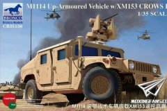 [威骏 CB35136]1/35 美国M1114装甲战术车搭载XM153武器站开盒评测
